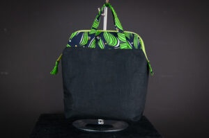 Sac vert et noir